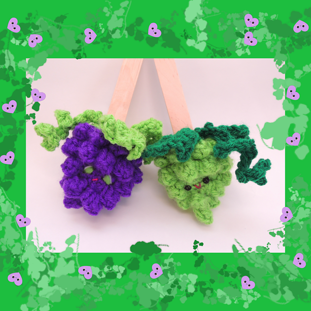Bunch of Grapes Finger Puppet