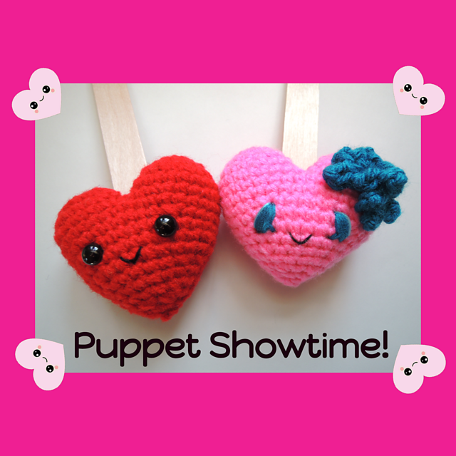 Heart Finger Puppet