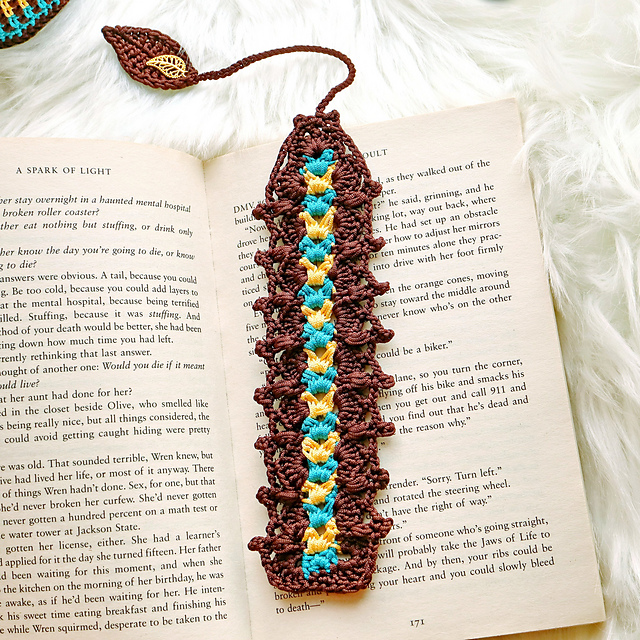 Ravelry: 70s Inspired Striped Bookmark pattern by Marija Menaker
