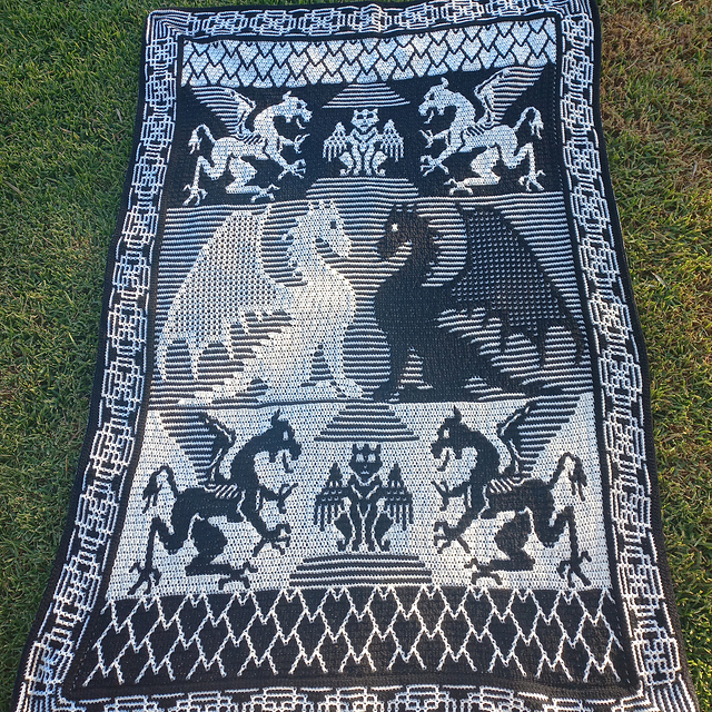 Dragons and Griffins blanket