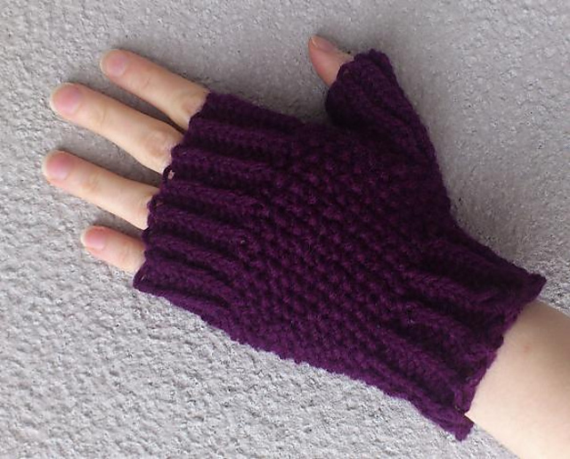 Lingonberry mitts