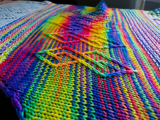 Unicorn Splash Shawl