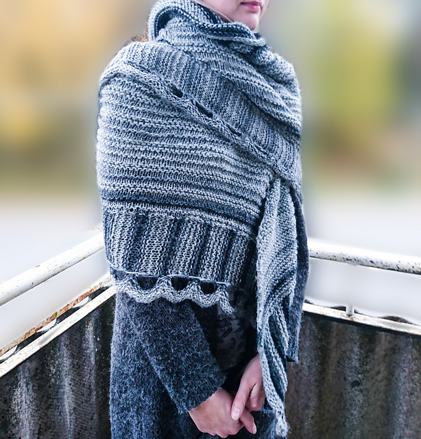 Polar Night Shawl