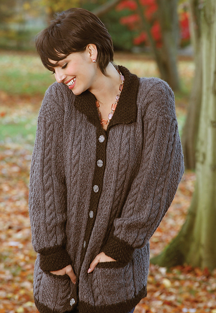 Affection Aran Jacket Cardigan