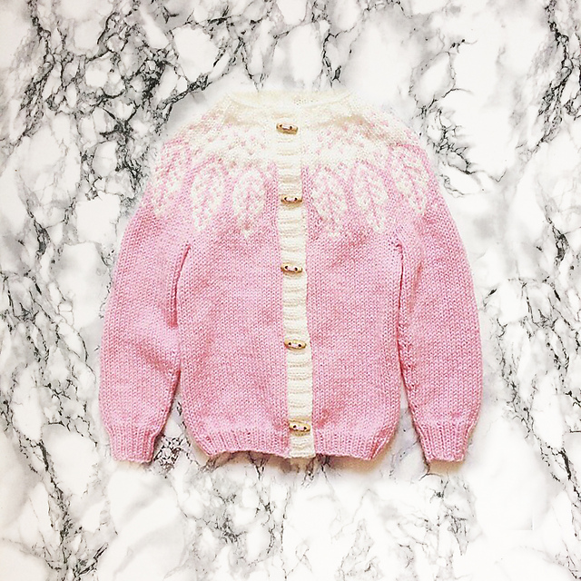 Childrens Fallen Leaves Cardigan