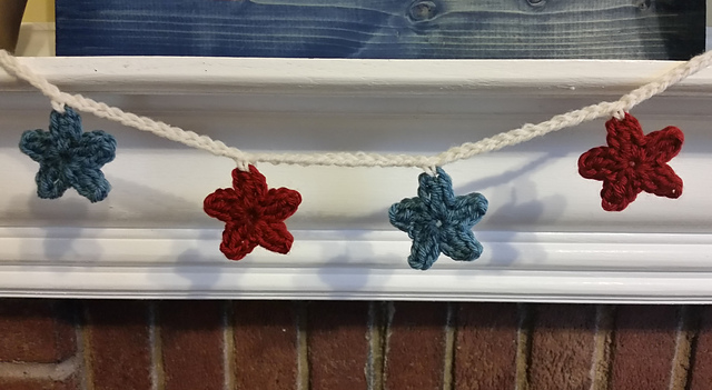 Americana Star Garland