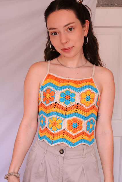 Flower Power Top (Closed Back)