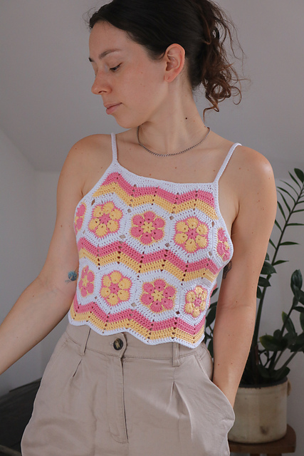 Flower Power Top (Backless)