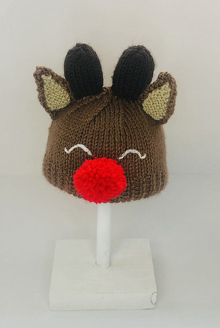 Reindeer Baby Hat