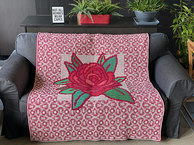 Astrid's Rose blanket