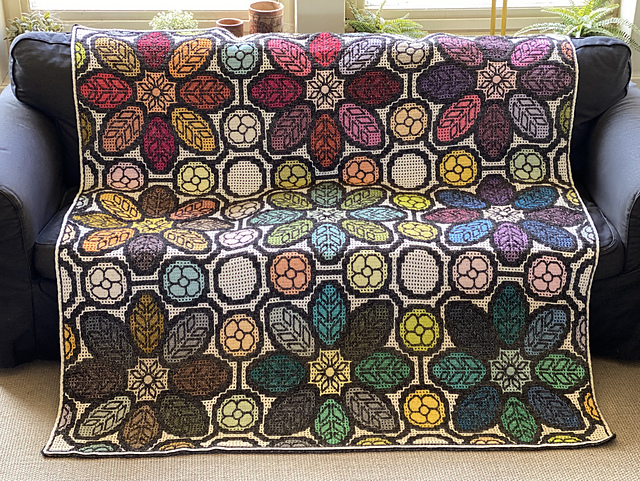 Astrid's Petal pathway blanket