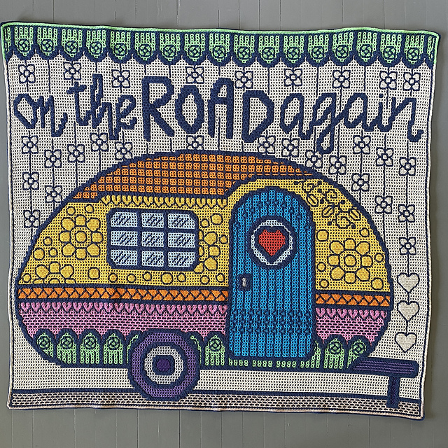 Astrid's On the road blanket