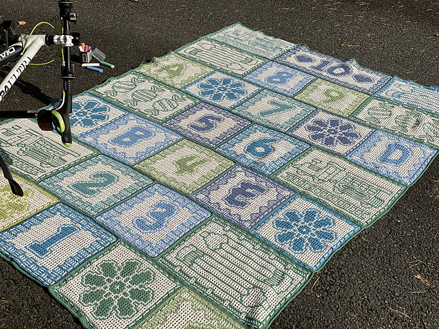 Astrid's hopscotch throw