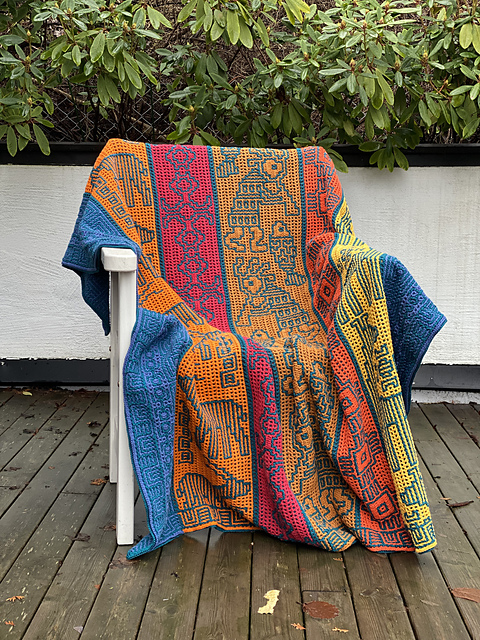 Astrid's Waka waka blanket