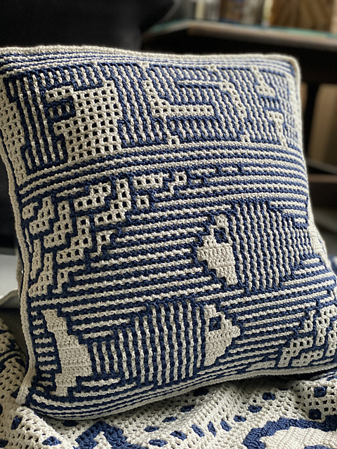 Astrid's big fish cushion