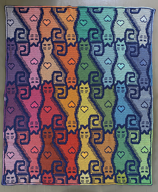 Astrid's Cats blanket