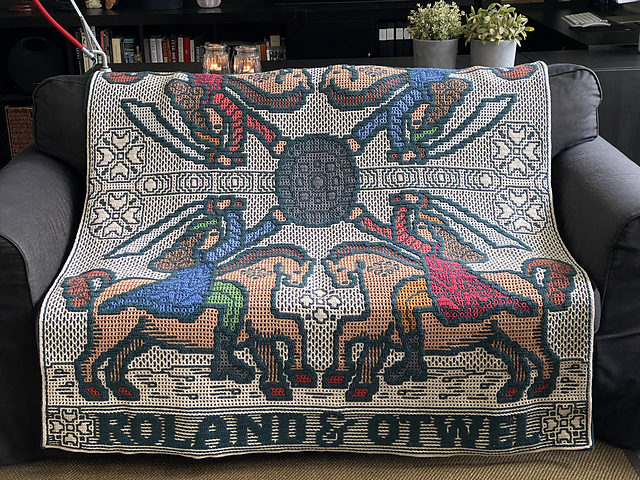 Astrid's Roland & Otwel blanket