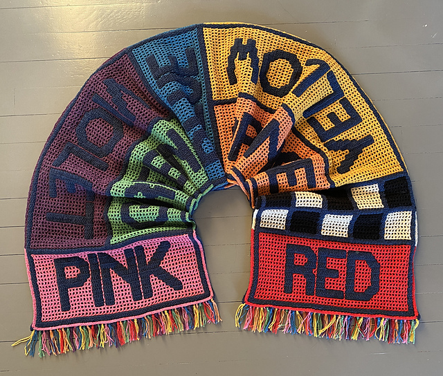 Astrid's Colour scarf