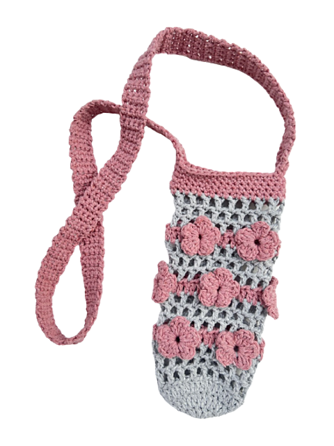 Floral Water Bottle Holder