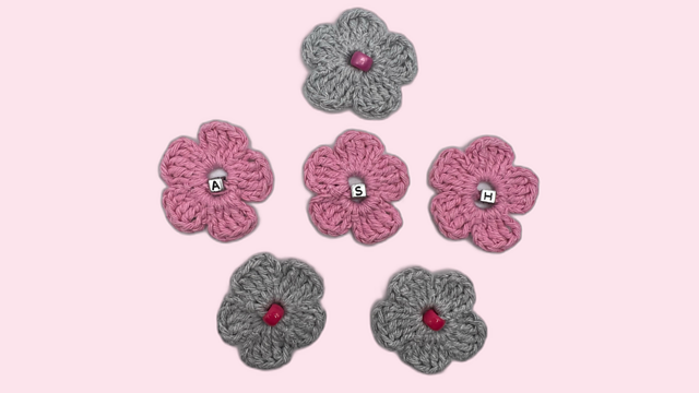 Flower With Beads