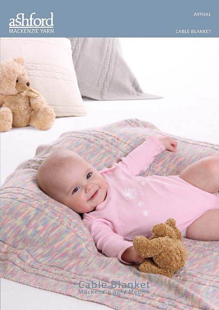 Ashford Cable Blanket Mackenzie