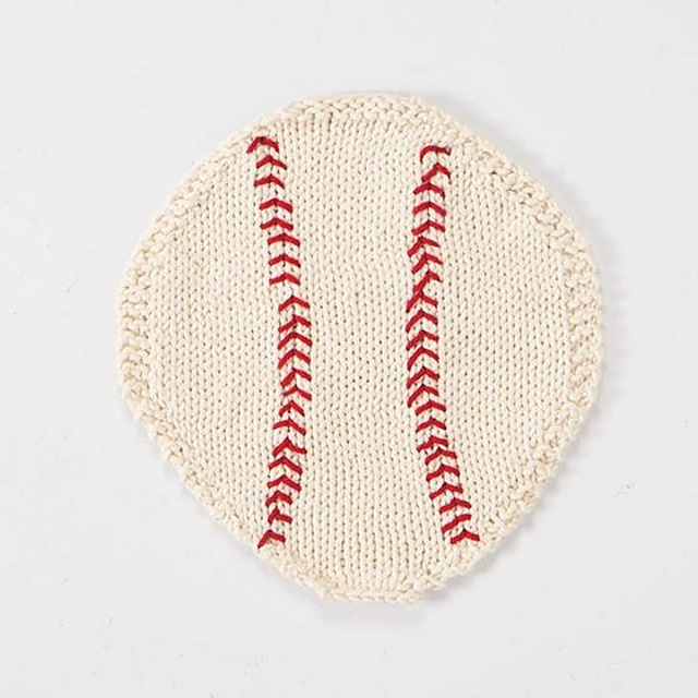 Baseball Dishcloth