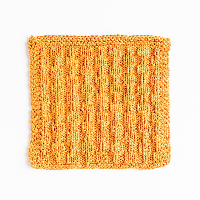 Beaded Ribs Dishcloth