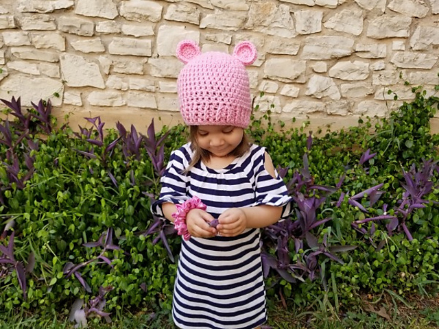 Lizzie Bear Beanie