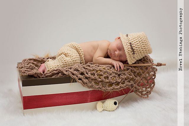 Fishing Baby with Pants