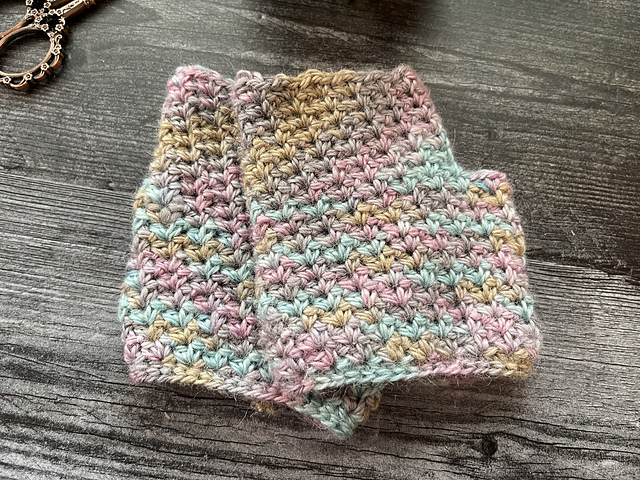 Alpaca Spiral Fingerless Gloves