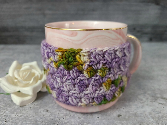 Blooming Flowers Coffee Cozy