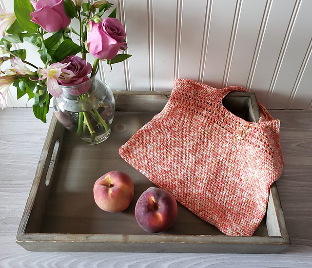 Coral Market Bag