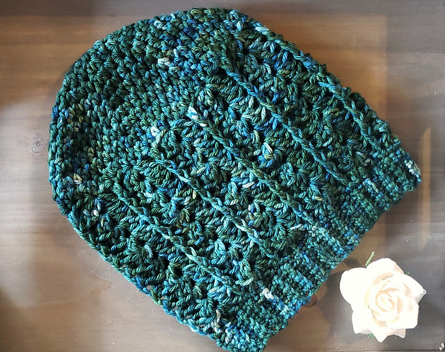 Dragonfly Slouchy Beanie