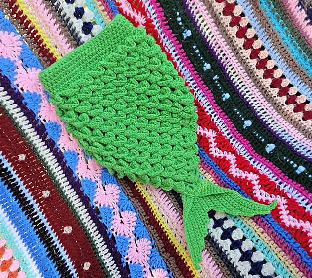 Ravelry: Newborn Mermaid Cocoon pattern by Ashly Newton