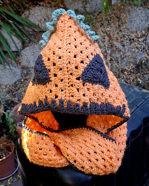 Halloween Hooded Scarf