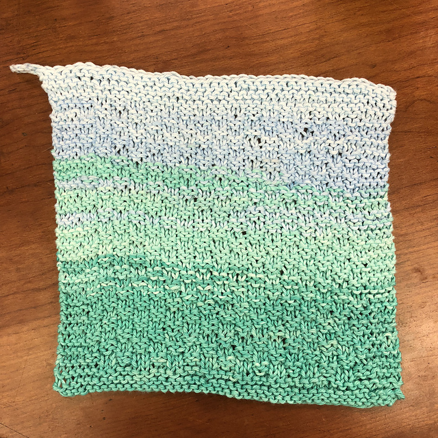 Easy Painted Cotton Washcloth