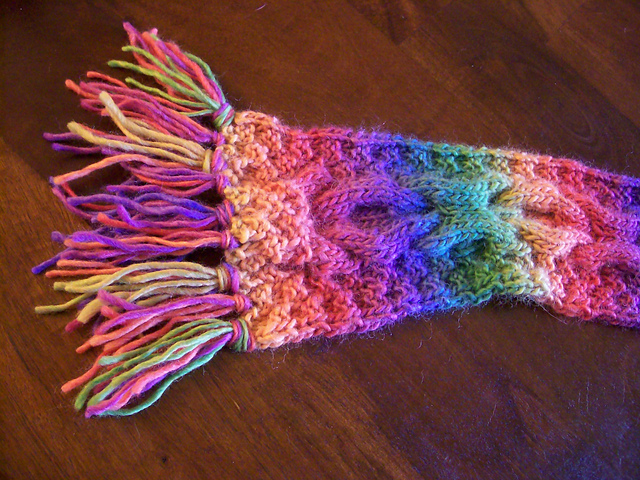 Child's Hugs & Kisses Rainbow Scarf