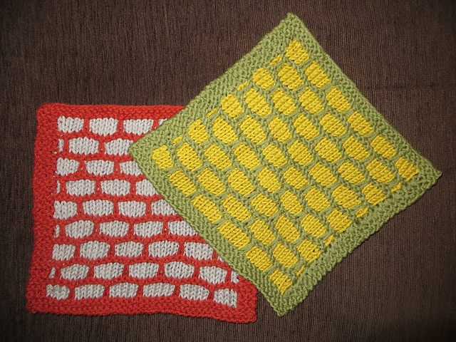 Brick Knit Washcloth