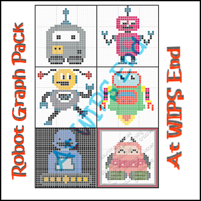 Robots Square Throw
