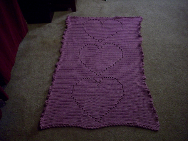 Heart Filet Afghan