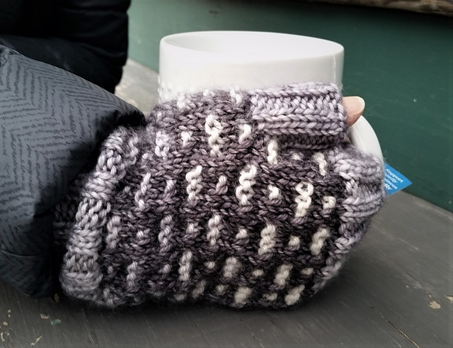 Morse Code Mitts