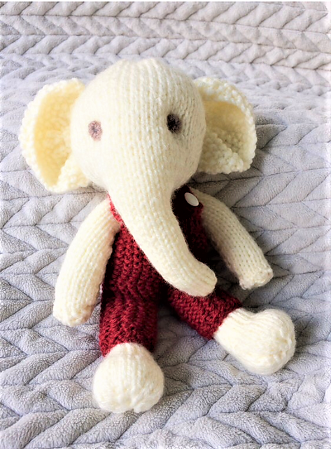 Elephant in dungaree