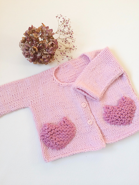 Kids Heart Cardi