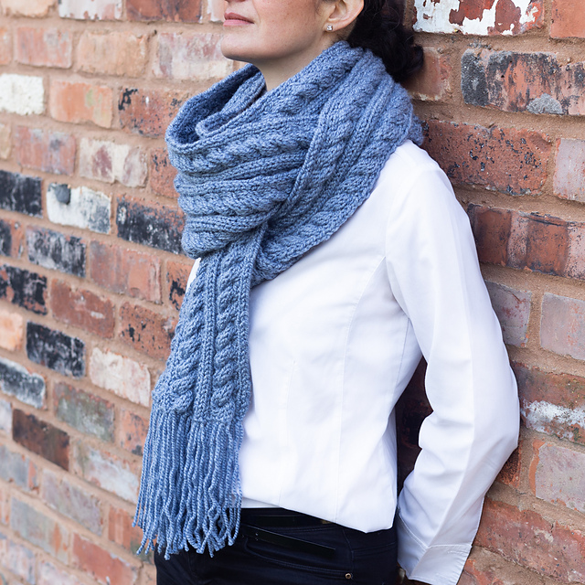 Giant Cable Scarf