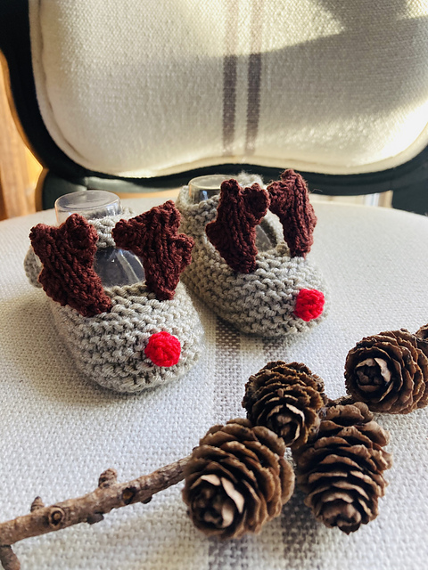 Reindeer Booties