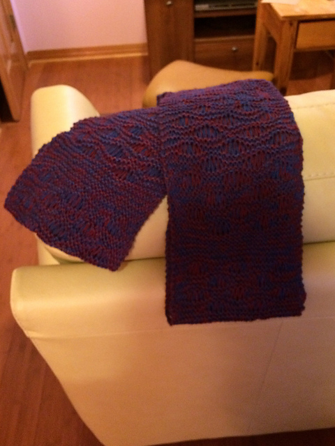 Dropped Stitch Infinity Scarf