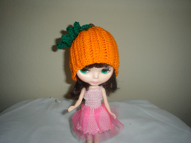 Blythe Pumpkin Hat