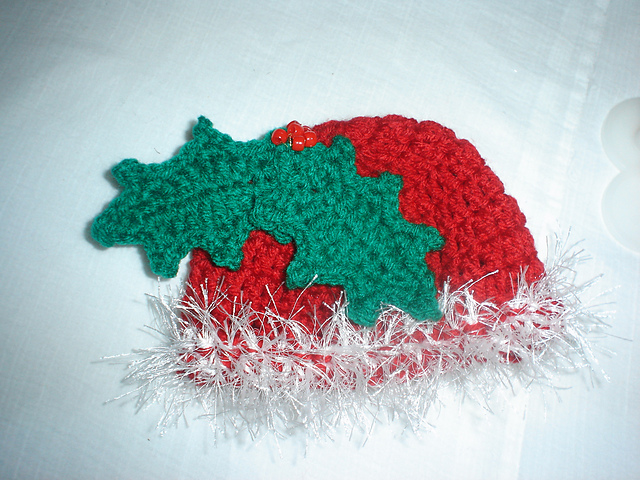 Blythe Christmas Holly Hat