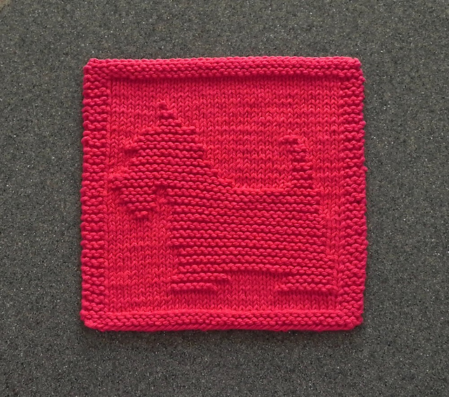 Scottish Terrier Scottie Dog Dishcloth