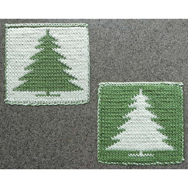 Christmas Tree Double Knit